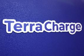 Terra Charge sign and logo